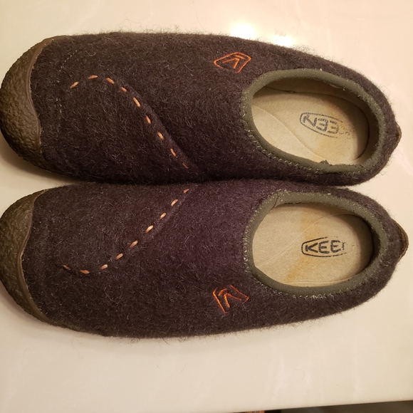 Keen Shoes Keen Mule Clog Womens 85 Hunter Green Slip On Flats Wool